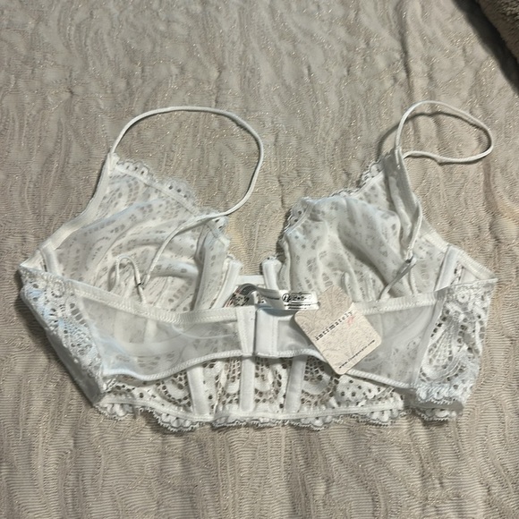 Free People All Yours lace underwired bra ivory M - Picture 3 of 11